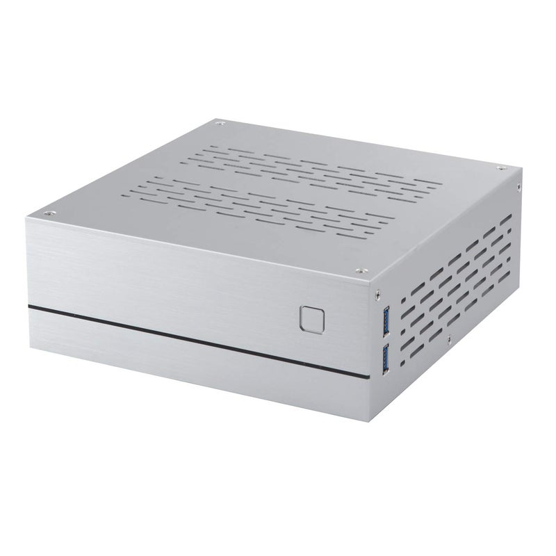 Goodisory هيكل كمبيوتر سطح المكتب Goodisory A01 Mini-ITX من الألمنيوم (ألمنيوم فضي) - Image 1